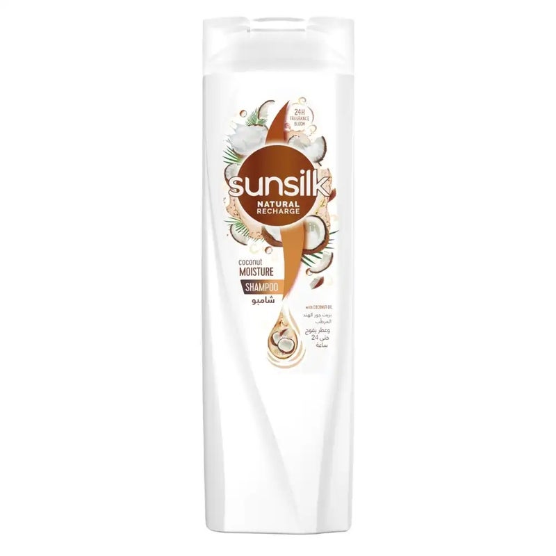 Sunsilk شامبو صن سيلك ناتشورالز، للشعر الجاف، رائحة جوز الهند 24 ساعة، مع زيت جوز الهند الطبيعي، 400 مل - Image 1