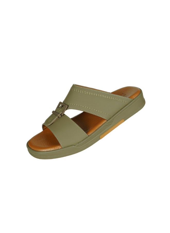 barjeel uno - 008-3393 Barjeel Uno Men Arabic Sandals BJM 07 Stone - Image 1
