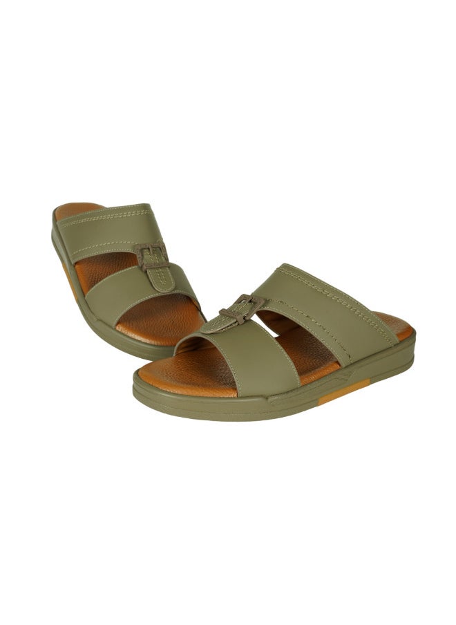 barjeel uno - 008-3393 Barjeel Uno Men Arabic Sandals BJM 07 Stone - Image 1