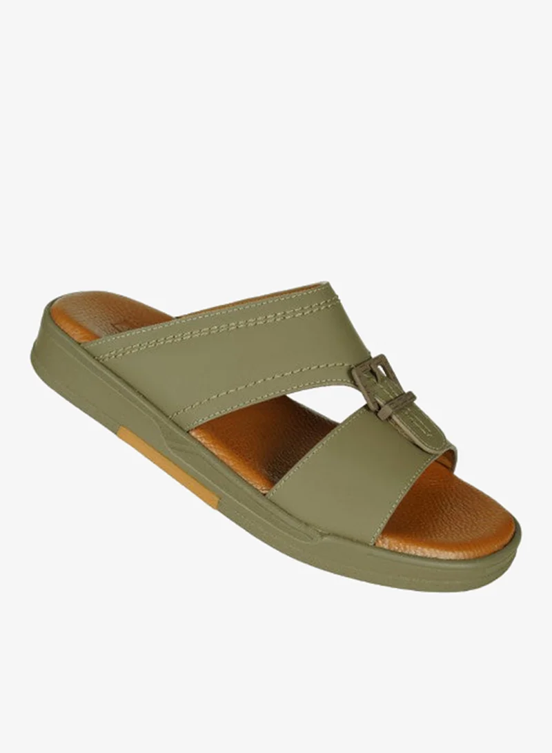 008-3393 Barjeel Uno Men Arabic Sandals BJM 07 Stone