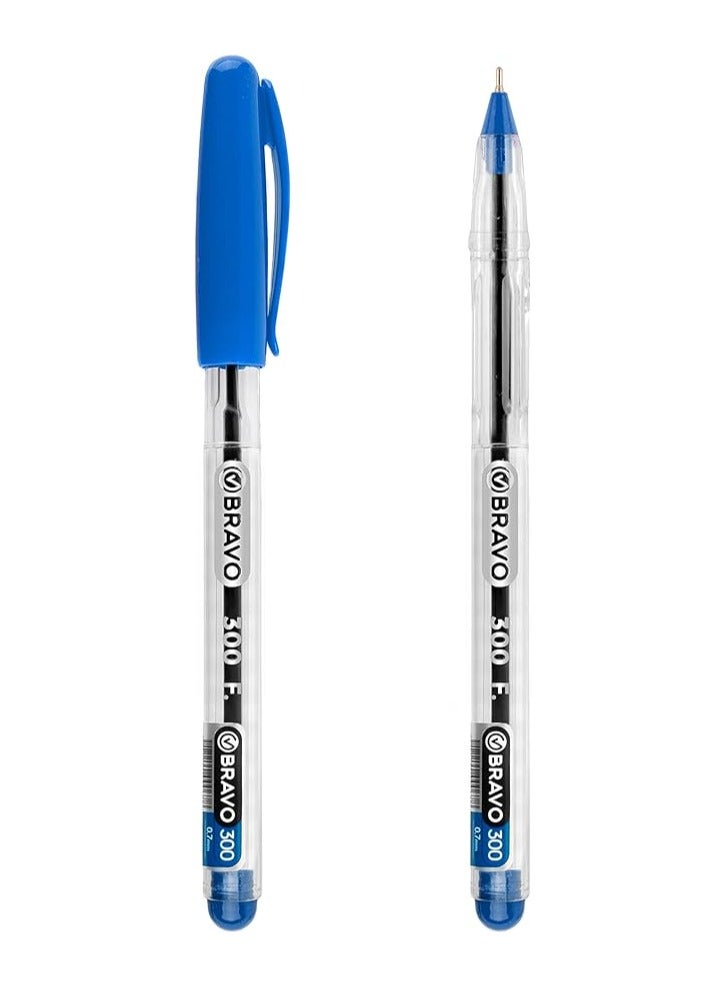 Bravo ballpoint pen 0.7 mm model 300 blue pack of 10 pcs. - Image 2