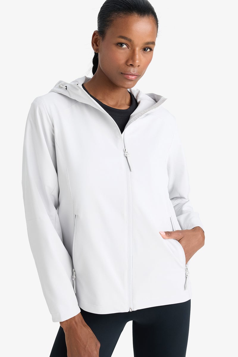 ديفاكتو جاكيت مطر بناتي وتر بروف بكابيشون من DeFactoFit - Image 1