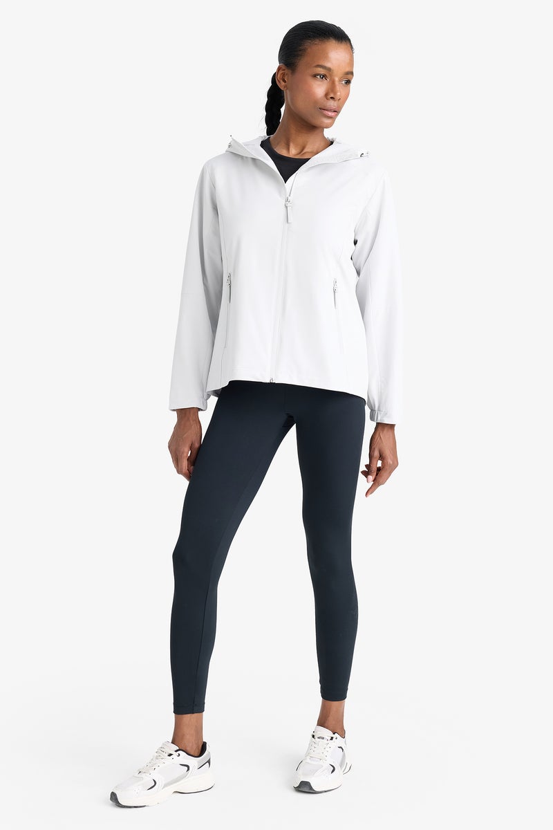 ديفاكتو جاكيت مطر بناتي وتر بروف بكابيشون من DeFactoFit - Image 2