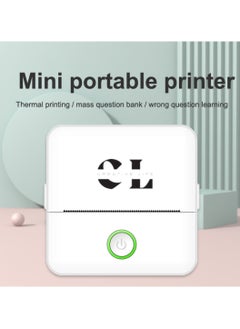Barcode Mini Portable Printer - Bluetooth Enabled, Multiple Print Modes, High Definition Inkless Direct Thermal Printer, USB Rechargeable