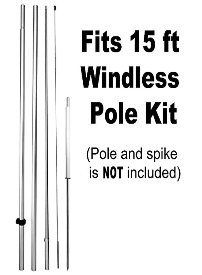 4 Less Co AC SERVICE Windless Swooper Flag Feather Banner Sign 3x11.5 ft Tall Flag Only bz - Image 4