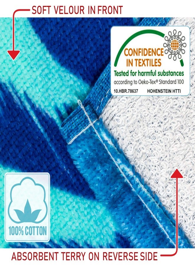 Softerry California Beach Towel 30 x 60 inches 100% Soft Cotton Velour Terry Ideal for The Beach or Pool (California Signs, One Towel) - Image 3