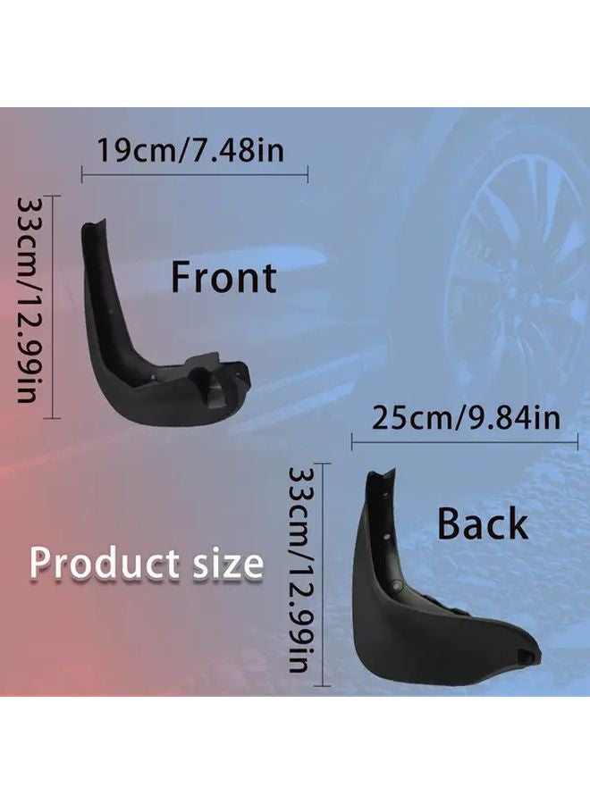 4pcs Car Mud Flaps For BMW Mini Countryman R60 2010 2016 Durable Scratch Resistant - Image 3