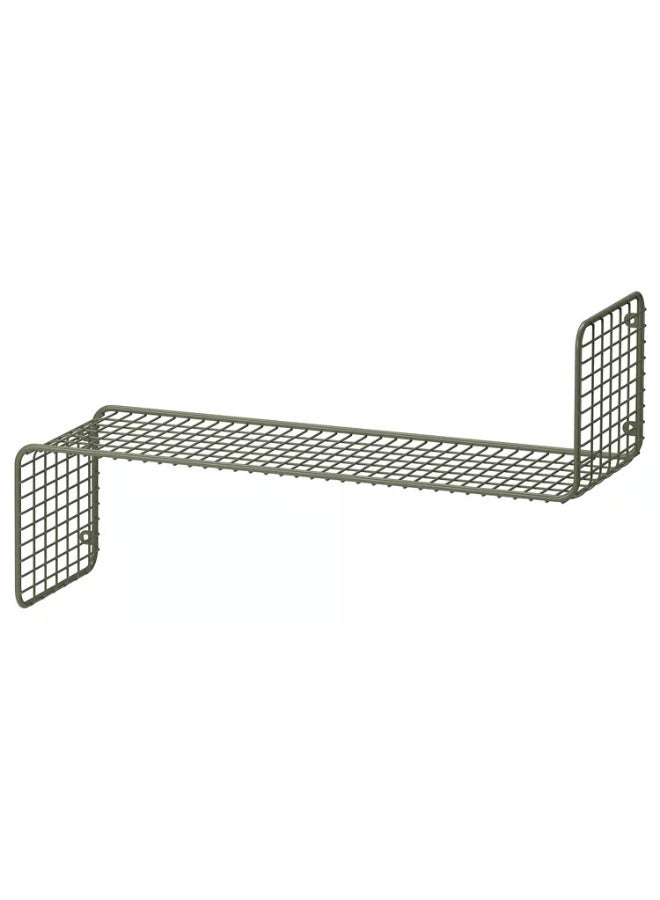 IKEA (IKEA) رف حائط رمادي-أخضر 60×20 سم - Image 1