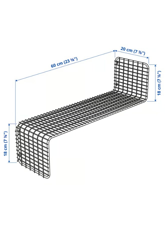 IKEA (IKEA) رف حائط رمادي-أخضر 60×20 سم - Image 4