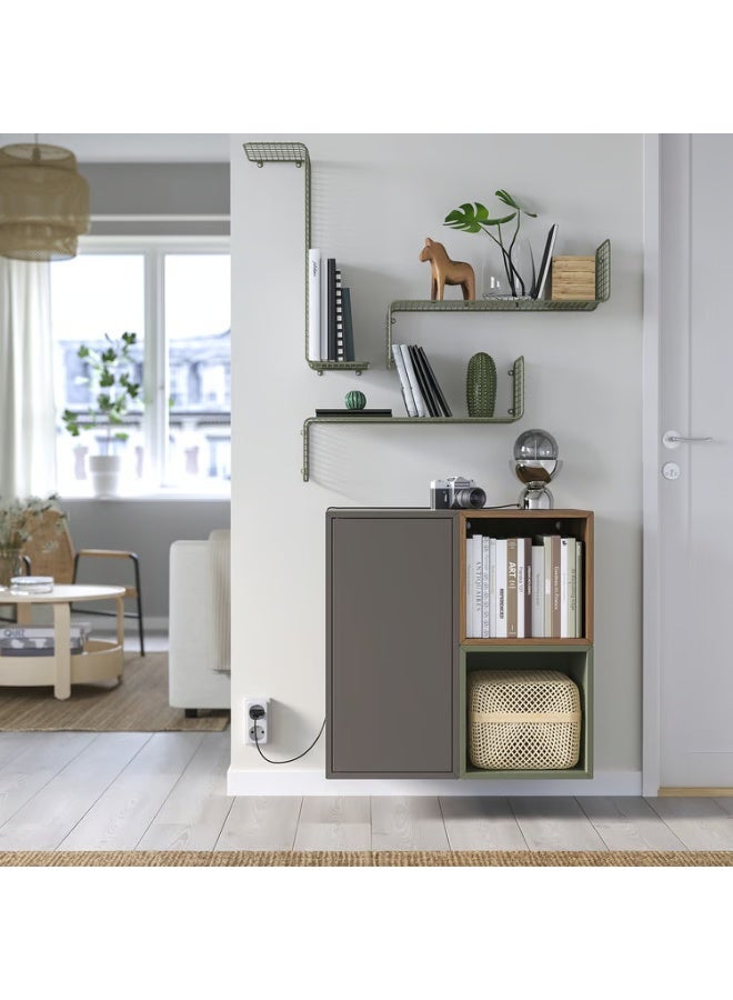 IKEA (IKEA) رف حائط رمادي-أخضر 60×20 سم - Image 2