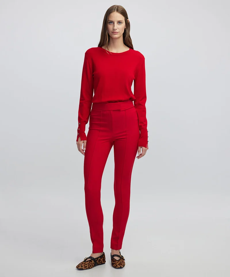 ابيكول High-Rise Skinny Trousers