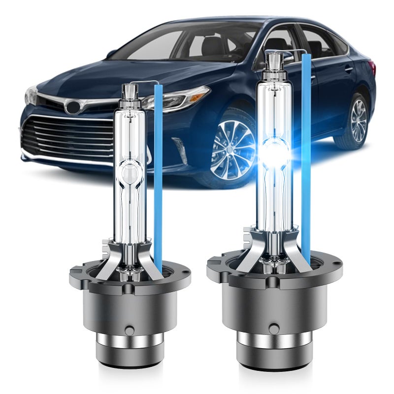 SENROBO Fit for 20112016 Toyota Avalon Sienna Venza D4S HID Xenon Headlight Bulbs 350 Brightness High Low Beam Light Bulb 8000K White Blue Plug and Play Pack of 2 - Image 2
