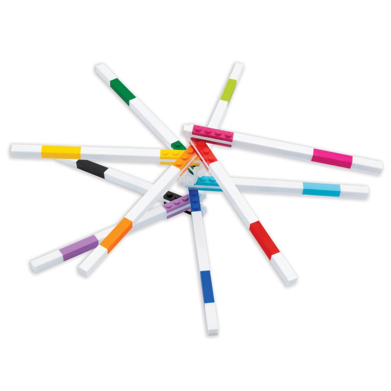 IQ LEGO Stationery 10 Pack Gel Pens (53100), Ages 6+, includes 10 gel pens - Image 5
