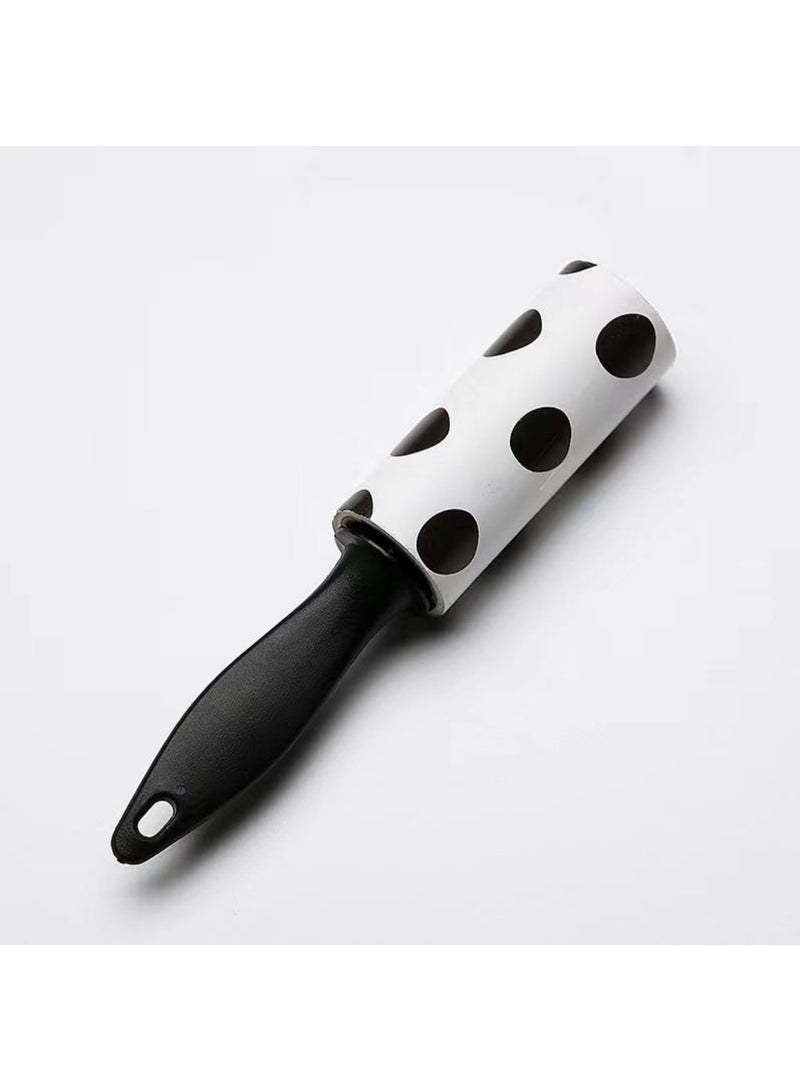 رول إزالة شعر القطط (صغيرة مناسبة للتنقل) مزيل شعر الحيوانات الأليفة بحجم صغير عملي ومثالي للسفر والتنقل لإزالة الوبر والشعر المتساقط من الملابس والأثاث والسجاد بسهولة وفعالية أداة تنظيف محمولة للقطط والكلاب - Image 1