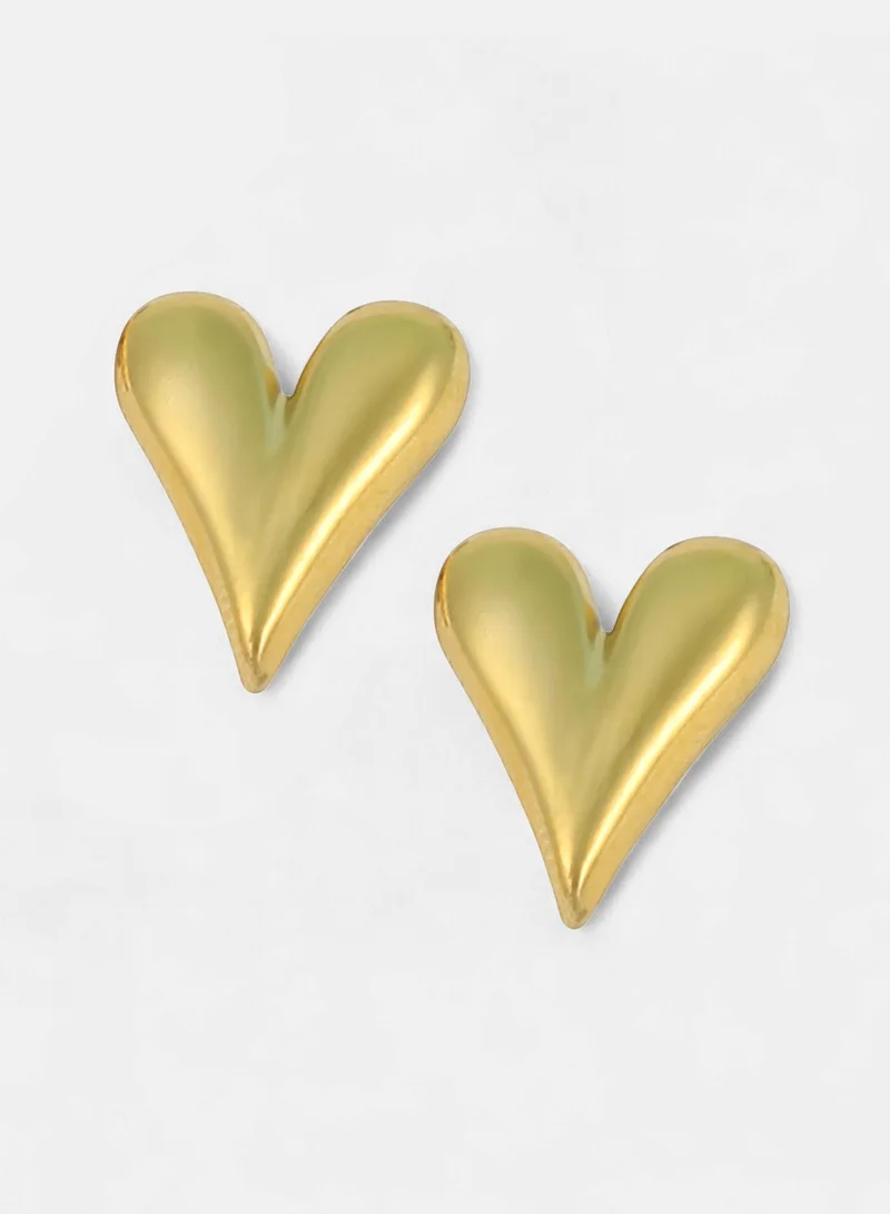 SOHI SOHI Women The Danity-Amore Stud Earrings | California  Colour | One-Size | Metallic Alloy Material | Push Back Closure | Earrings For Casual & Evening Wear