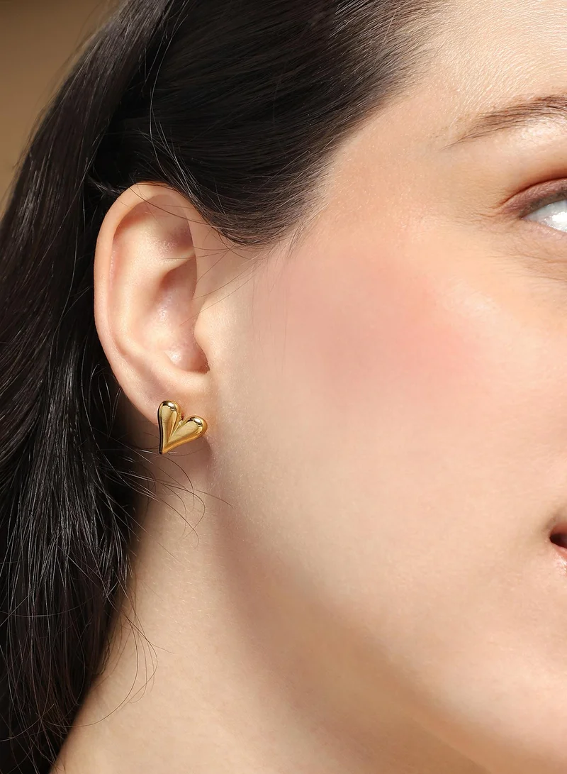 SOHI SOHI Women The Danity-Amore Stud Earrings | California  Colour | One-Size | Metallic Alloy Material | Push Back Closure | Earrings For Casual & Evening Wear