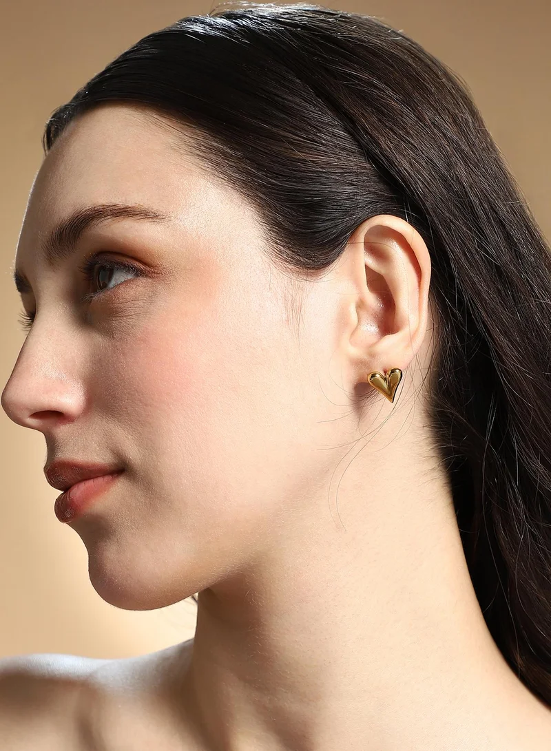 SOHI SOHI Women The Danity-Amore Stud Earrings | California  Colour | One-Size | Metallic Alloy Material | Push Back Closure | Earrings For Casual & Evening Wear