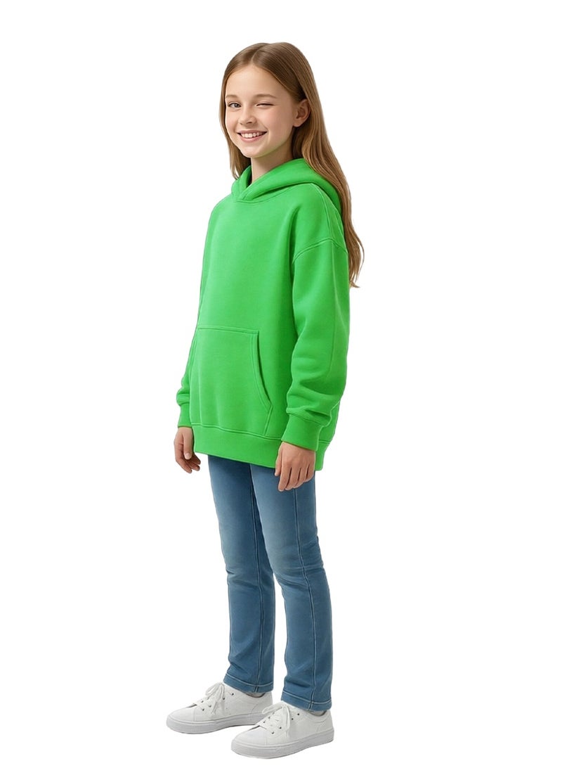 ويني بي هودي قطن للأطفال صبيان وبنات | سترة شتوية للشباب مع جيب، سترة ربيعية دافئة | مقاسات من الرضع إلى المراهقين من 2-16 سنة - Image 4