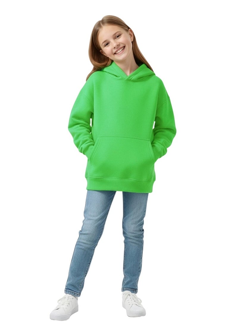 ويني بي هودي قطن للأطفال صبيان وبنات | سترة شتوية للشباب مع جيب، سترة ربيعية دافئة | مقاسات من الرضع إلى المراهقين من 2-16 سنة - Image 3