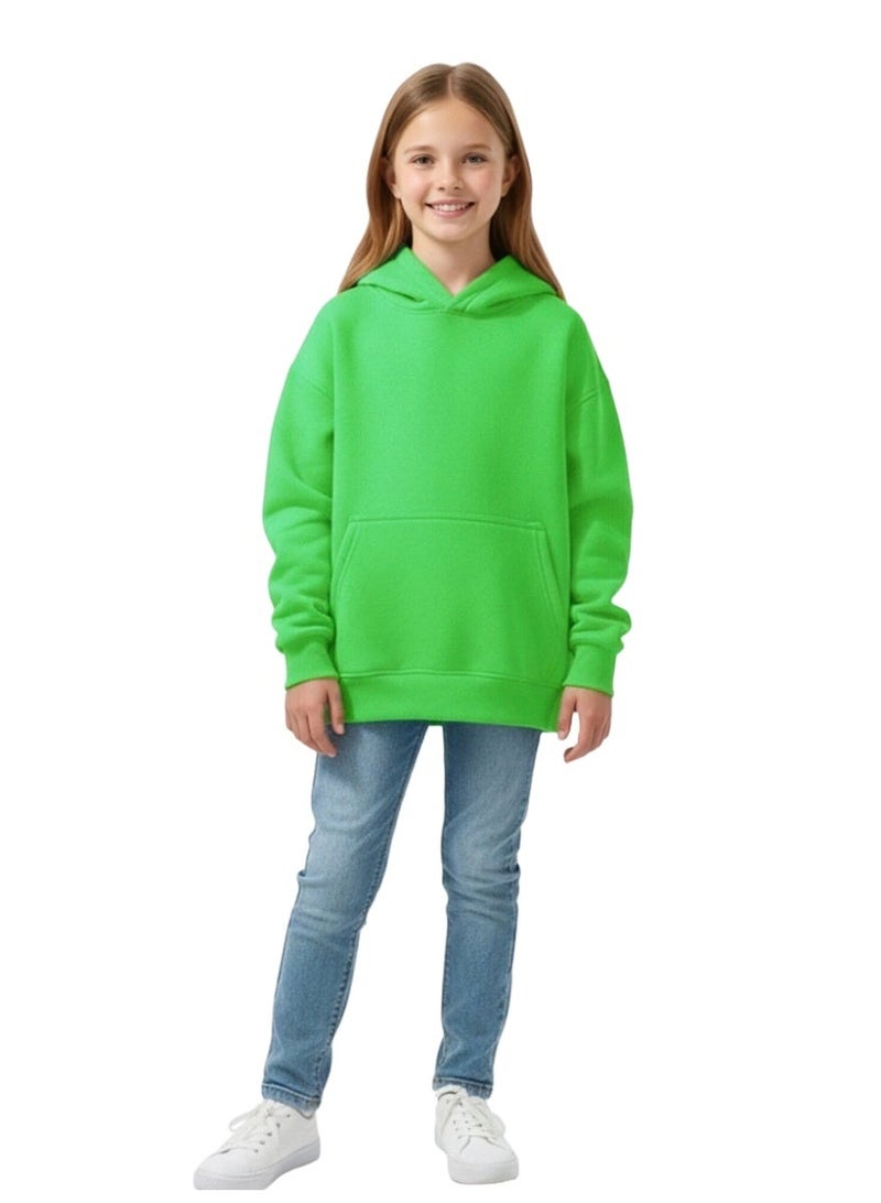 ويني بي هودي قطن للأطفال صبيان وبنات | سترة شتوية للشباب مع جيب، سترة ربيعية دافئة | مقاسات من الرضع إلى المراهقين من 2-16 سنة - Image 2