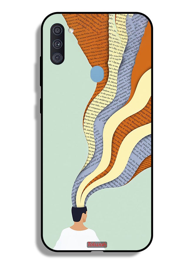 Tolwak Samsung Galaxy A11 Protective Case Cover Data In Mind Art - Image 1