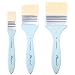 PHOENIX Flat Paint Brush Set 3 Sizes Nylon Large Paint Brushes for Acrylic Painting Gouache Wood Furniture Gesso Varnishes Wall - Image 2