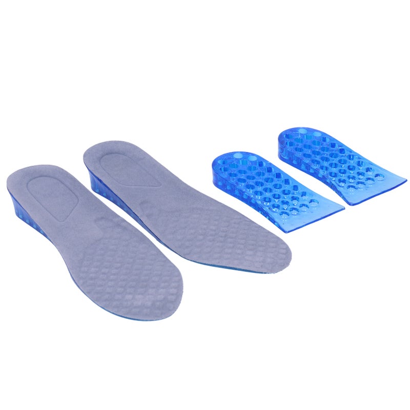Heightening Insole Shock Absorption 5cm Height Increase Insole Elastic Shoe Lift Insert CushionL（39-43） - Image 2