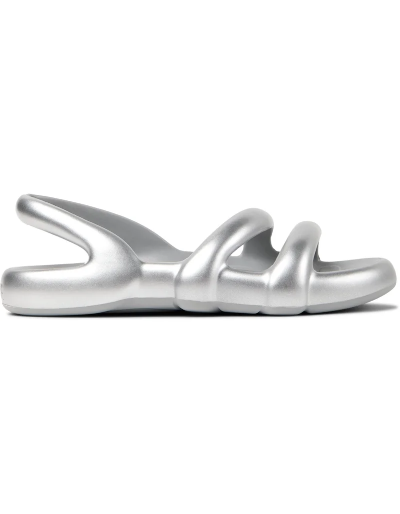 Kobarah Flat, Women Sandal, Grey