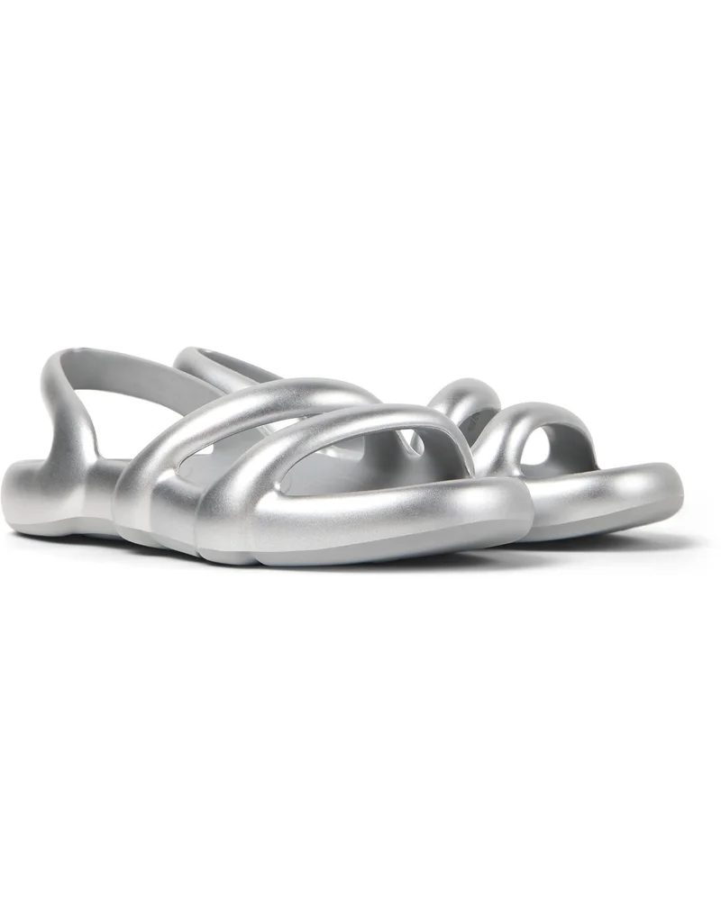 Camper Kobarah Flat, Women Sandal, Grey
