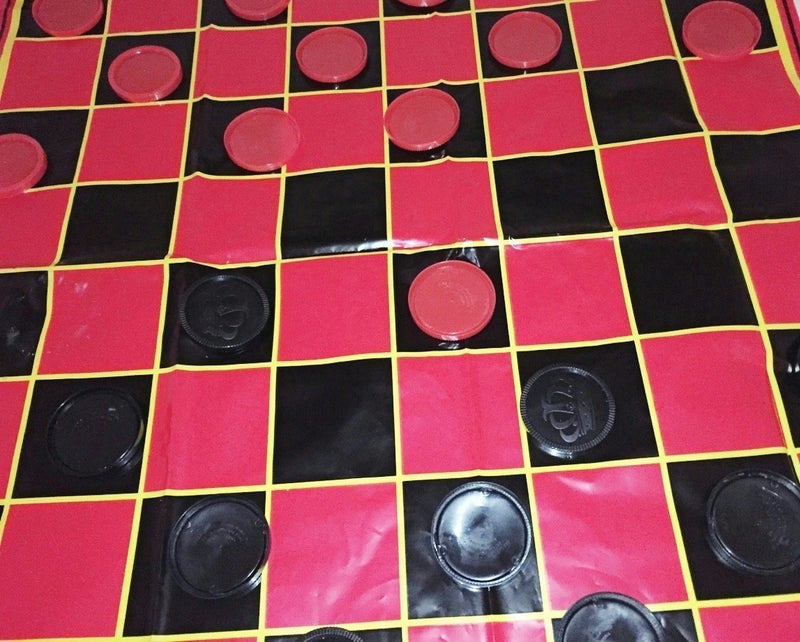 Greenbrier 25 Piece Plastic Jumbo Checkers Game Set - Image 2