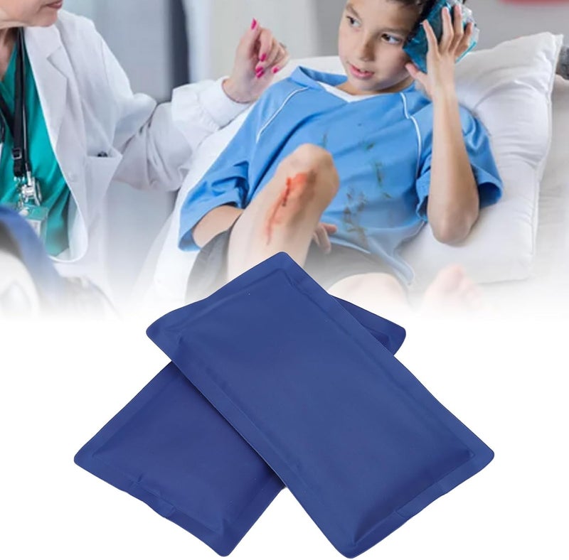 klarako 2pcs Gel Ice Packs,Reusable Cold Packs for Swelling Bruises Injuries Cold Compress,Ice Pack for Knee Back Neck Face Relieve Discomfort - Image 2