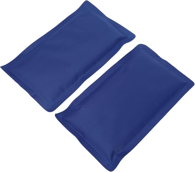 klarako 2pcs Gel Ice Packs,Reusable Cold Packs for Swelling Bruises Injuries Cold Compress,Ice Pack for Knee Back Neck Face Relieve Discomfort - Image 3