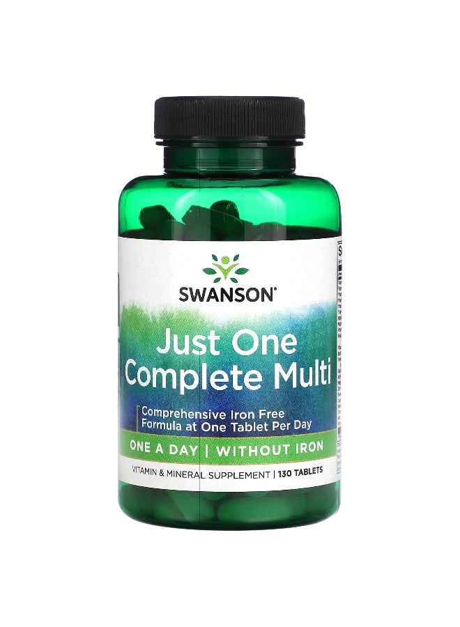 SWANSON سوانسون، حبة واحدة كاملة متعددة، 130 قرص - Image 1