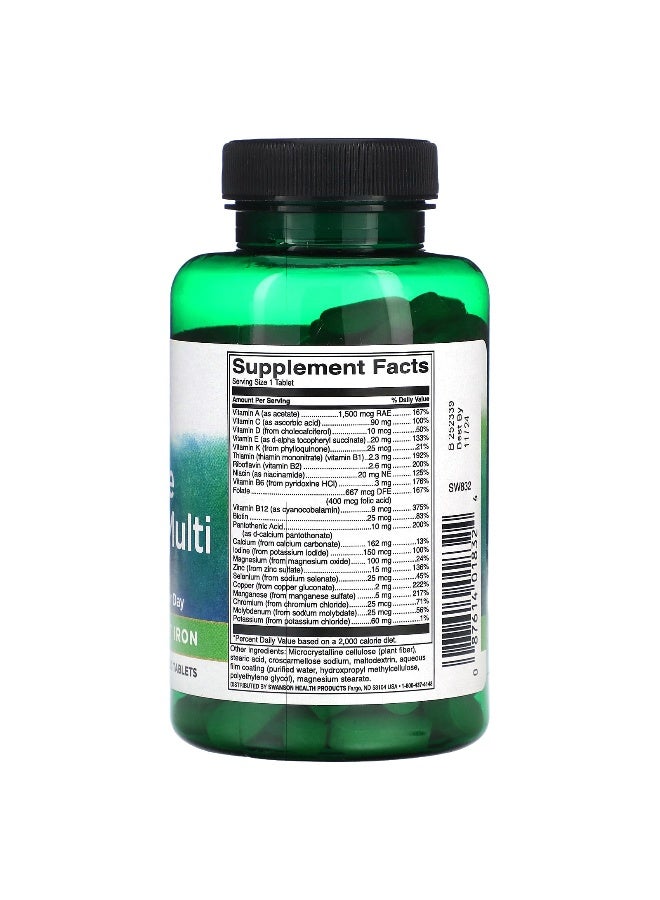 SWANSON سوانسون، حبة واحدة كاملة متعددة، 130 قرص - Image 2