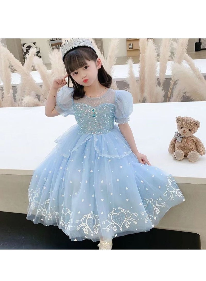 Party Costume Dress with Cape - Image 1