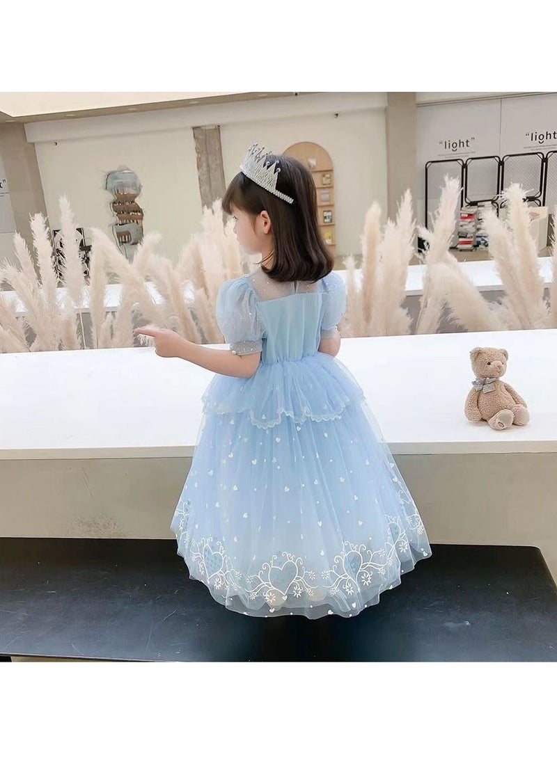 Party Costume Dress with Cape - Image 2