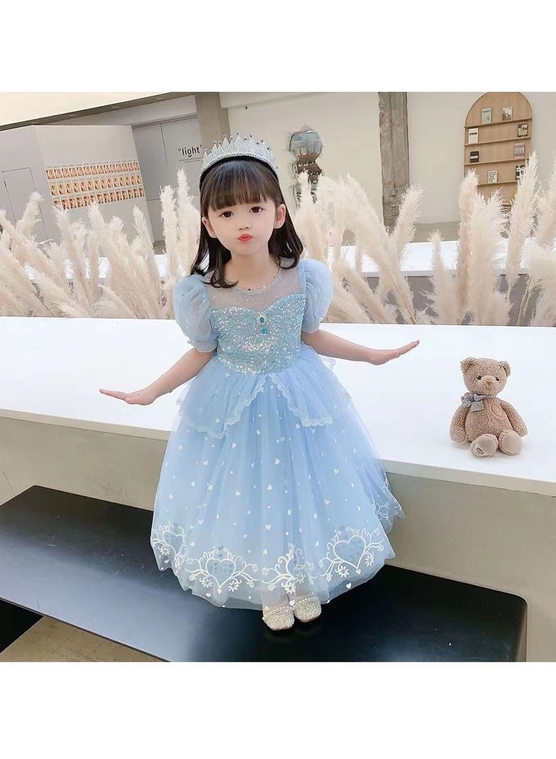 Party Costume Dress with Cape - Image 4