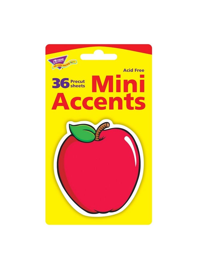 Trend Enterprises Trend Apple Mini Accents, Classroom Bulletin Board Cut Outs, 3 Inches, 36 Count  - Image 2
