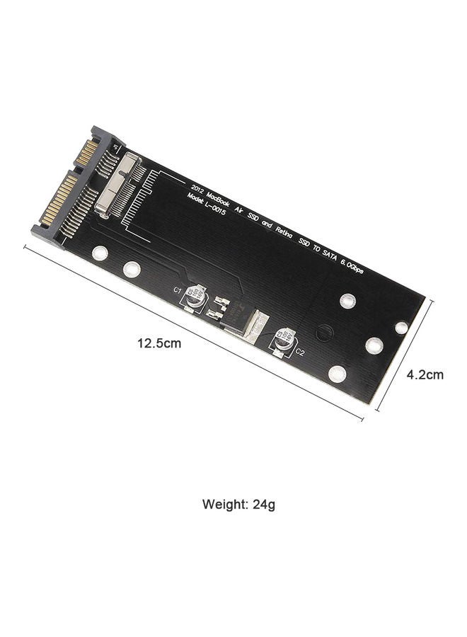 New SSD To SATA 6.0Gbps Adapter Converter Card Black - Image 2