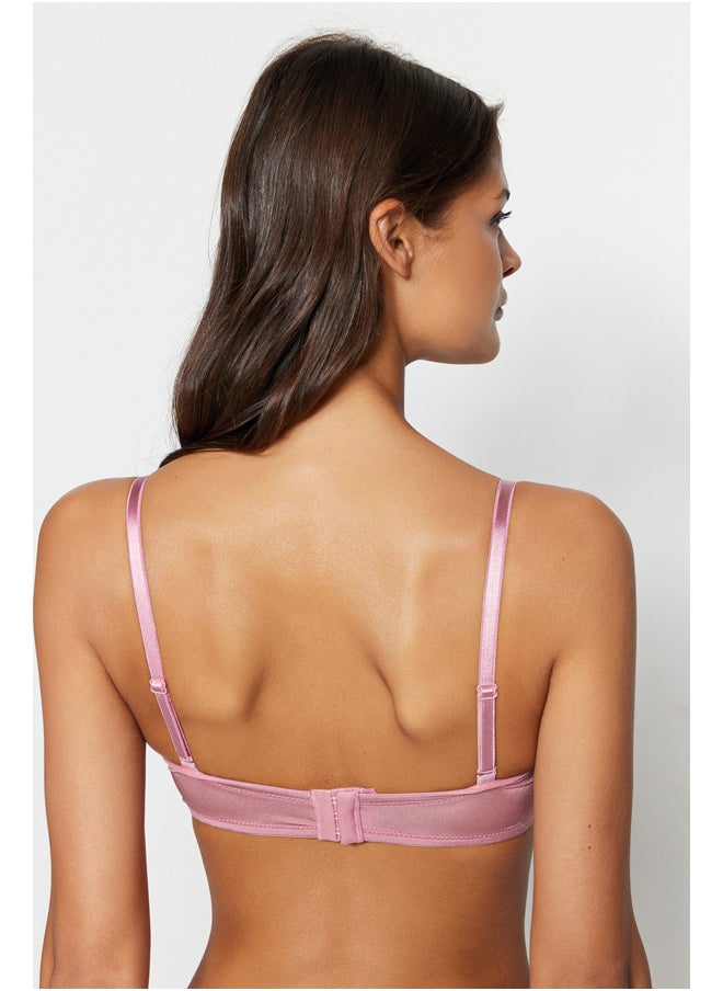 trendyol - Dried Rose Polyamide Filled Strapless Bra with Detachable Straps THMSS23SU00001 - Image 1