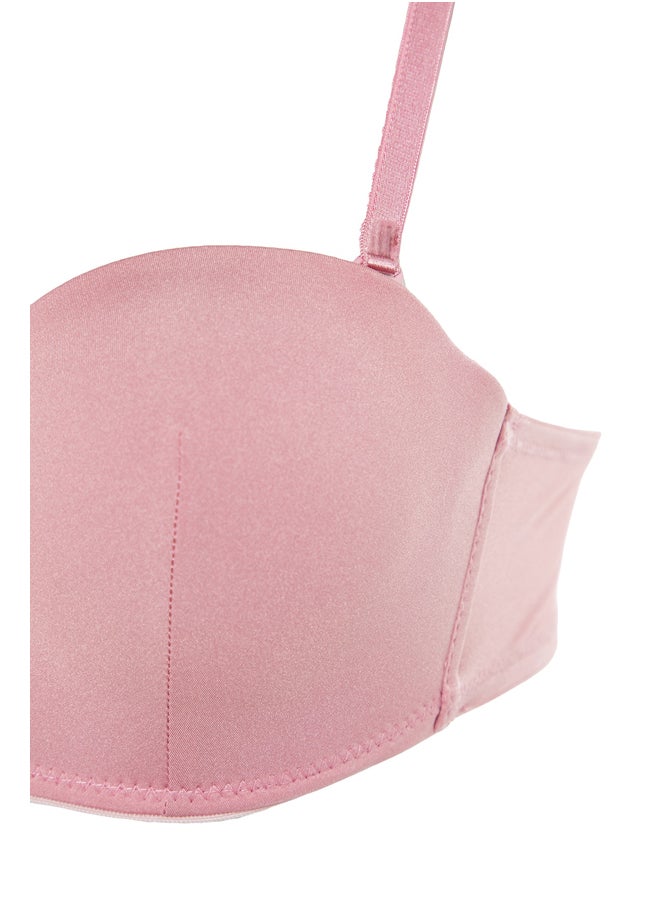 trendyol - Dried Rose Polyamide Filled Strapless Bra with Detachable Straps THMSS23SU00001 - Image 1