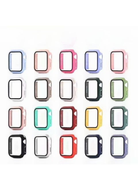 Applicable To Apple Iwatch8/9/10 Watch Case PC Case Film Integrated Protective Case Ultra3 49mm Protective Case-Color:Original Machine Blue-Exterior Dimension:S10 46mm With Packaging