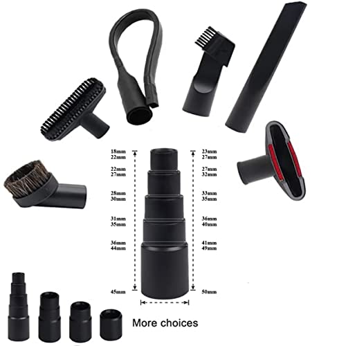 MZY LLC Vacuum Attachments for Shop vac Accessories 1 1/4 inch 1 3/8 inch Vacuum Cleaner Accessories, Universal Vacuum Hose Adapters - Image 3