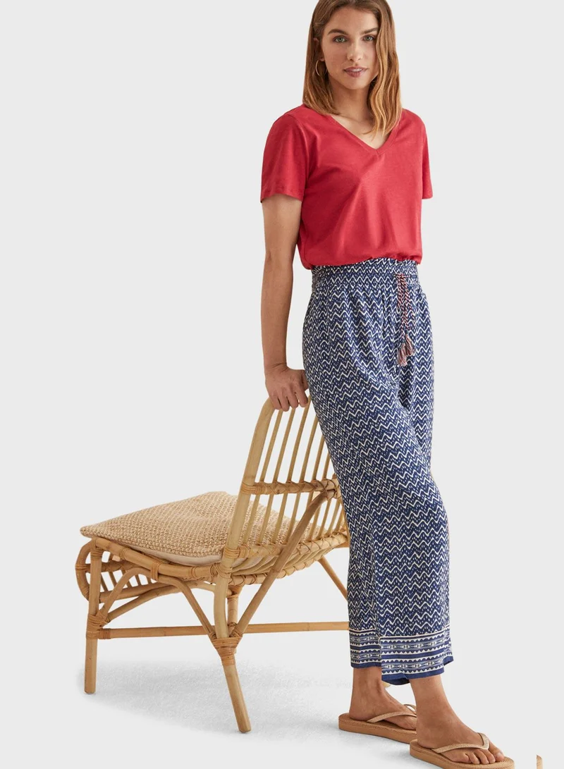 women'secret High Waist Printed Pyjama Pants