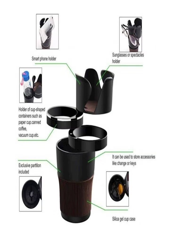 حامل أكواب متعدد الوظائف للسيارة - Image 3