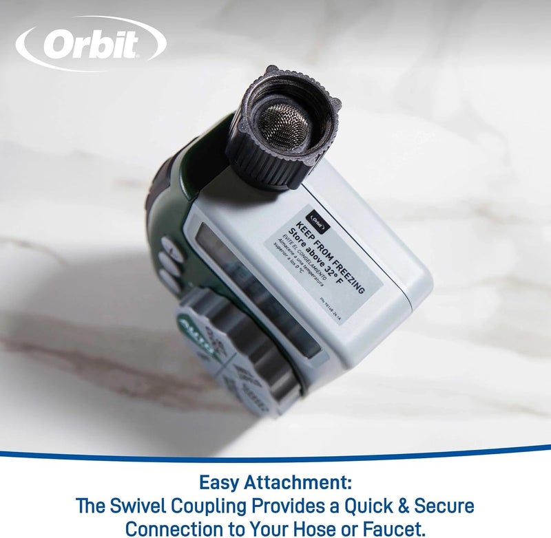 ORBIT 62067 1-Outlet Programmable Digital Hose Watering Timer, 2-Pack - Image 3