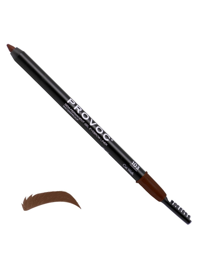 Provoc PROVOC Semi-Permanent Gel Eyebrows Liner WP 103 Cat Walk