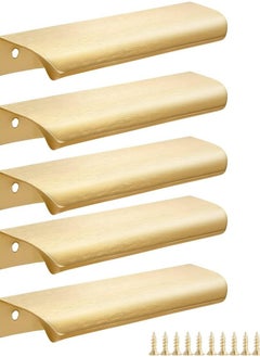 Oasisgalore Modern Gold Finger Edge Pulls 