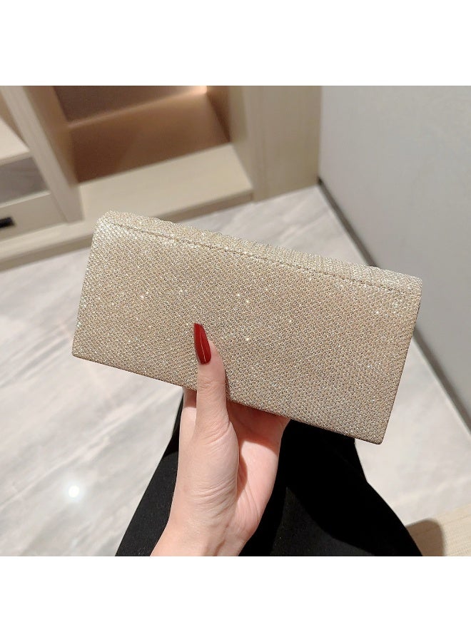 هاي هيلوك حقيبة كلتش لامعة للسيدات لحفلات المساء، حقيبة مغلف، حقيبة يد بسلسلة، حقيبة كروس بودي لحفل زفاف، حفلات رسمية، وأمسيات كوكتيل - Image 2