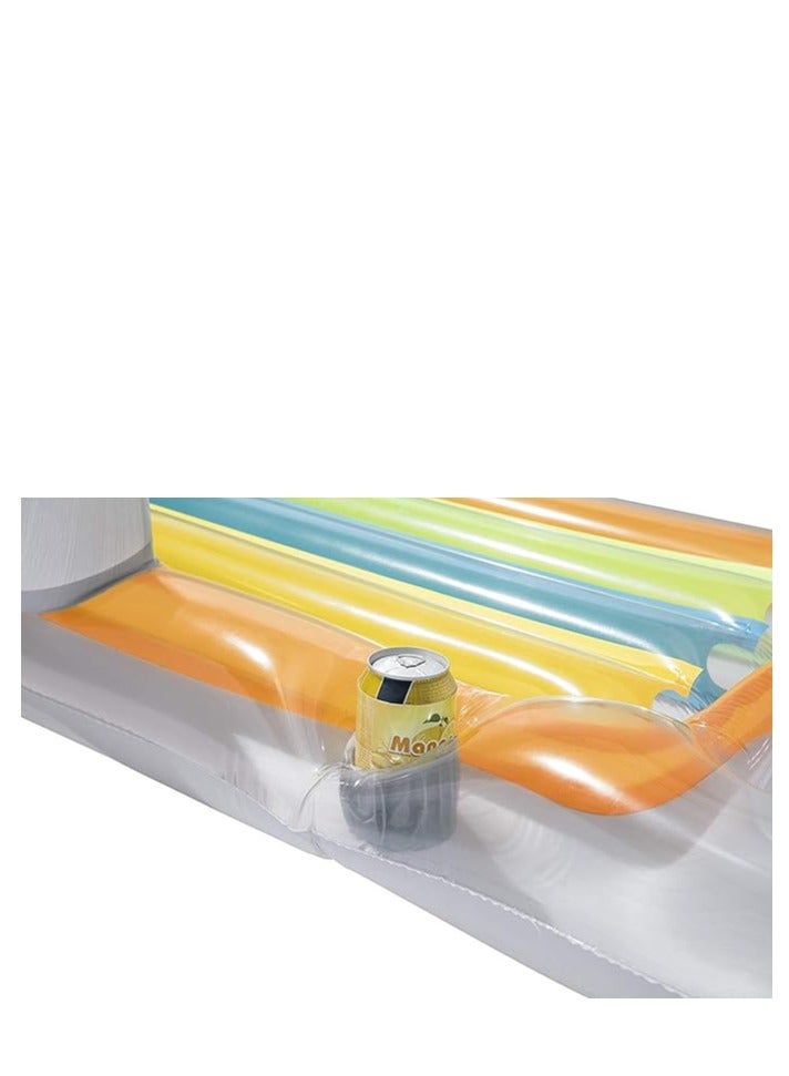 Bestway Designer Fashion Inflatable Pool Lounger – Stylish Beach Lilo Blow-Up Bed for Relaxing in Pool, Beach, or Lake - Image 3